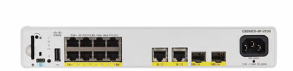 Cisco Catalyst C9200CX-8P-2X2G-A network switch Managed L2/L3 Gigabit Ethernet (10/100/1000) Power over Ethernet (PoE) Grey