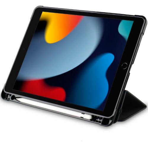 OtterBox React Folio Case for iPad 8th/9th gen, Shockproof, Drop proof, Ultra-Slim Protective Folio Case, Tested to Military Standard, Black, No Retail packaging