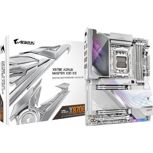 GIGABYTE X870E AORUS MASTER X3D ICE Motherboard