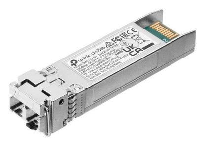 TP-Link Omada 10Gbase-SR SFP+ LC Transceiver SPEC: 850nm Multi-mode, LC Duplex Connector, Up to 300m Distance