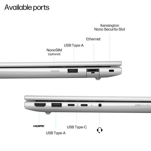 HP ProBook 4 G1q Next Gen AI PC Copilot+ PC Snapdragon X1-26-100 Laptop 35.6 cm (14") WUXGA 16 GB LPDDR5x-SDRAM 512 GB SSD Wi-Fi 6E (802.11ax) Windows 11 Pro Silver