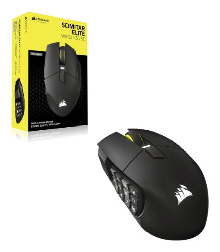 Corsair Scimitar Elite Wireless SE mouse Gaming Right-hand RF Wireless + Bluetooth Optical 33000 DPI