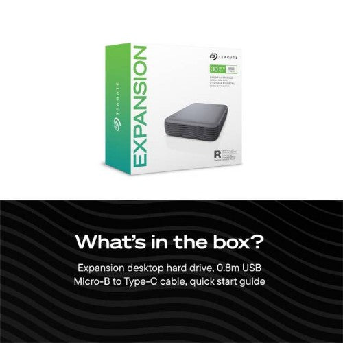Seagate Expansion STNP8000400 external hard drive 8 TB 3.5" USB Type-C Grey