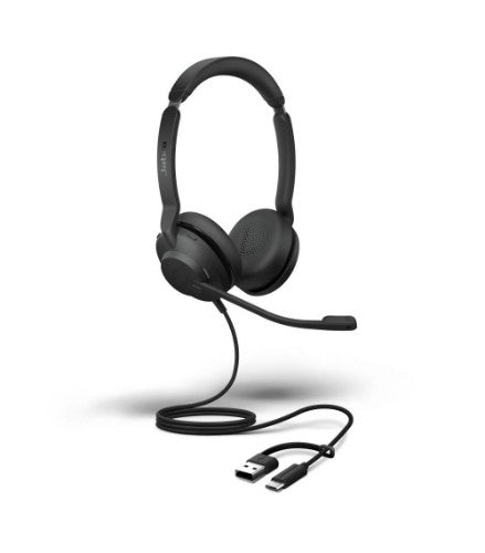 Jabra Evolve2 30 SE Headset Wired Head-band Office/Call center USB Type-C / USB Type-A Black