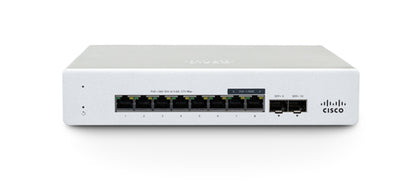 Cisco Meraki MS130-8 network switch Managed 2.5G Ethernet (100/1000/2500) Power over Ethernet (PoE) 1U Aluminium