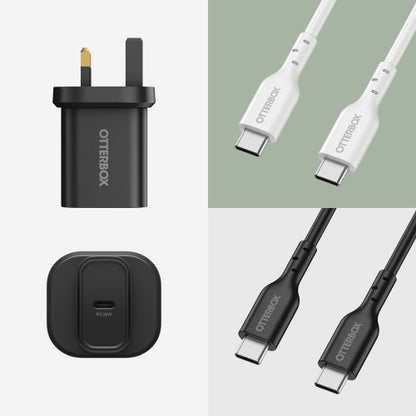 OtterBox Standard UK Wall Charger 20W - 1X USB-C 20W USB-PD Black