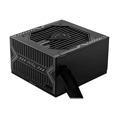 MSI MAG A550BN UK PSU '550W, 80 Plus Bronze certified, 12V Single-Rail, DC-to-DC Circuit, 120mm Fan, Non-Modular, Sleeved Cables, ATX Power Supply Unit, UK Powercord, Black'