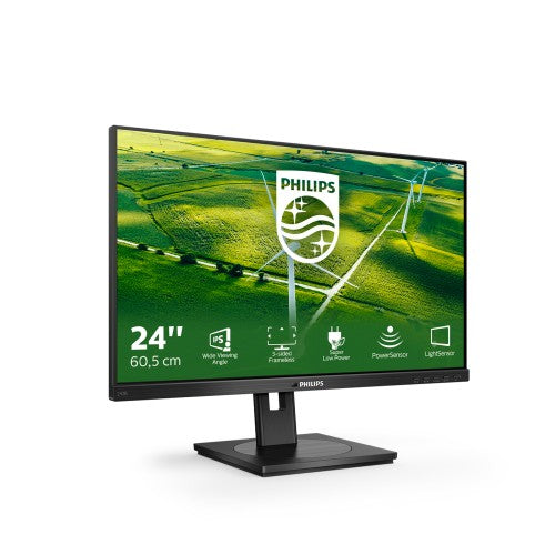 Philips 242B1G/00 computer monitor 60.5 cm (23.8") 1920 x 1080 pixels Full HD LED Black