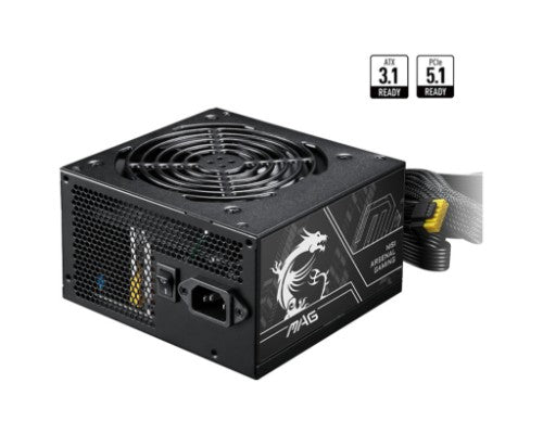 MSI MAG A650BN PCIE5 II power supply unit 650 W 20+4 pin ATX ATX Black