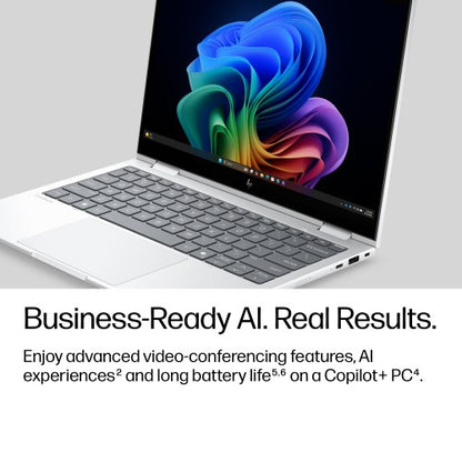 HP EB8FLG2I13AI U7 356H 1332GB/1TLTE Copilot+ PC Intel Core Ultra 7 Laptop 33.8 cm (13.3") Touchscreen WUXGA 32 GB LPDDR5x-SDRAM 1 TB SSD Wi-Fi 7 (802.11be) Windows 11 Pro Silver