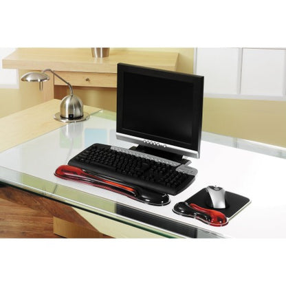 Kensington Duo Gel Mouse Pad Wrist Rest — Red