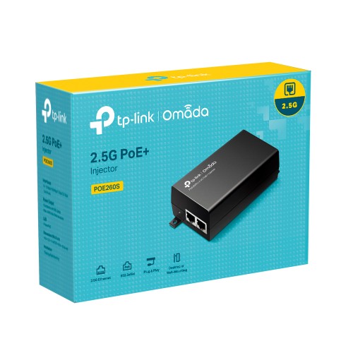 TP-Link Omada 2.5G PoE+ Injector Adapter