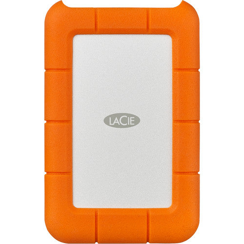 LaCie Rugged USB-C external hard drive 4 TB 5400 RPM 2.5" USB Type-C 3.2 Gen 1 (3.1 Gen 1) Orange, Silver