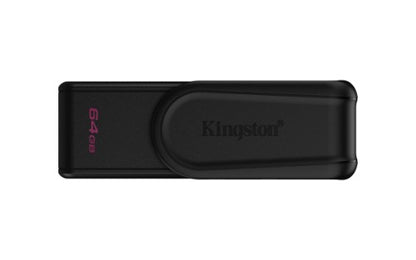 Kingston Technology DataTraveler 64GB Portable USB 3.2 Gen 1 Exodia S (Black/Black)