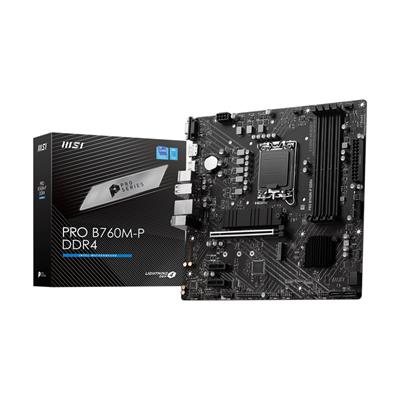 MSI PRO B760M-P DDR4 motherboard Intel B760 LGA 1700 micro ATX