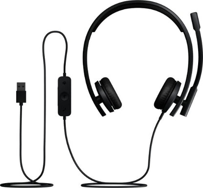 Logitech H570E Headset Wired Head-band Office/Call center USB Type-A Black