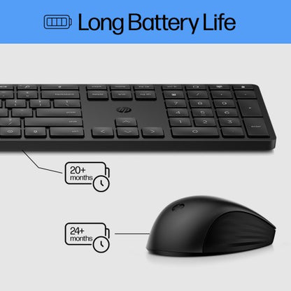 HP 650 Wireless Keyboard and Mouse Combo