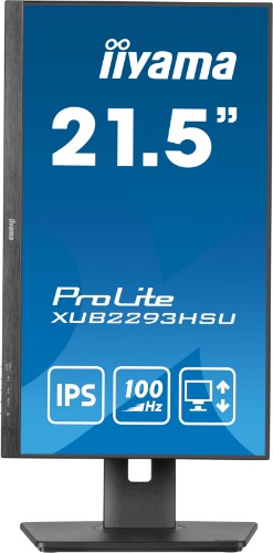 iiyama ProLite XUB2293HSU-B7 computer monitor 54.6 cm (21.5") 1920 x 1080 pixels Full HD LED Black