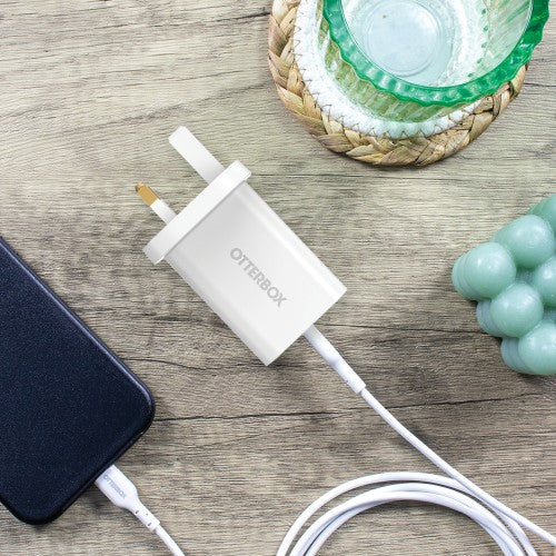 OtterBox Standard UK Wall Charger 30W - 1X USB-C 30W USB-PD White