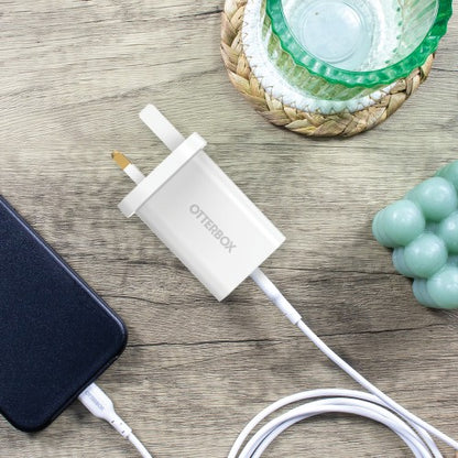 OtterBox Standard UK Wall Charger 30W - 1X USB-C 30W USB-PD White