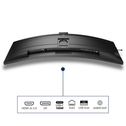 Philips 49B2U6903CH/00 computer monitor 124 cm (48.8") 5120 x 1440 pixels Dual QHD LCD Grey