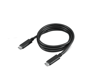 Lenovo 4X90U90619 USB cable USB 3.2 Gen 2 (3.1 Gen 2) 1 m USB C 10 Gbit/s 100 W Black