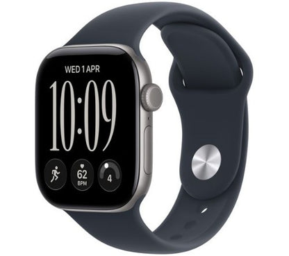 Apple Watch Series 12 GPS 42mm Space Grey Aluminium Case with Navy Blue Sport Band - S/M