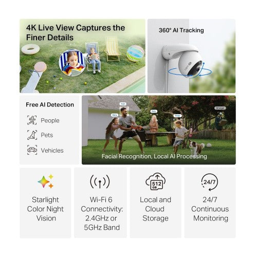 TP-Link Tapo Outdoor Pan/Tilt Security Wi-Fi Camera