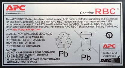 APC Battery Replacement Cartridge RBC7 (OEM)