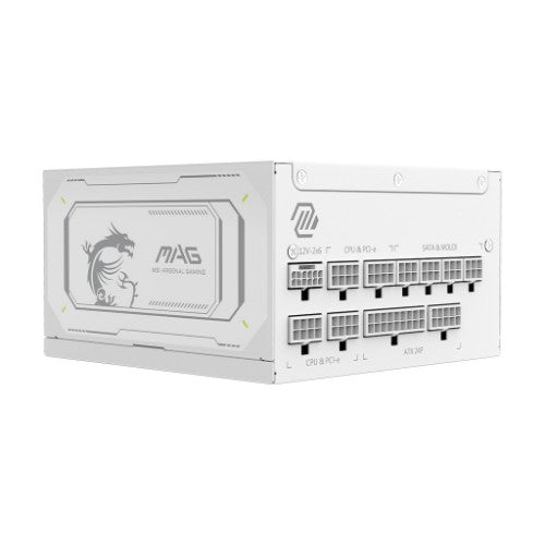 MSI MAG A1000GL PCIE5 WHITE power supply unit 1000 W 24-pin ATX ATX