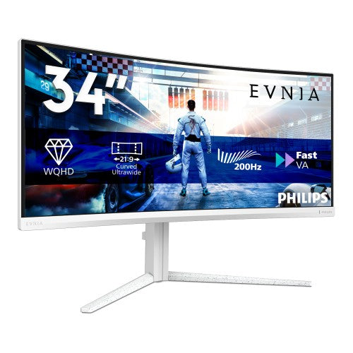 Philips 34M2C5601QA/00 computer monitor 86.4 cm (34") 3440 x 1440 pixels White