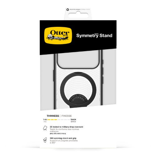 OtterBox Symmetry Stand MagSafe Camera Control Apple iPhone 18 Pro/17 Pro Umbra - clear/black