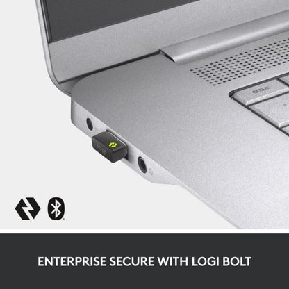 Logitech MX Keys Combo For Business Gen 2 keyboard Mouse included Office RF Wireless + Bluetooth QWERTZ German Graphite