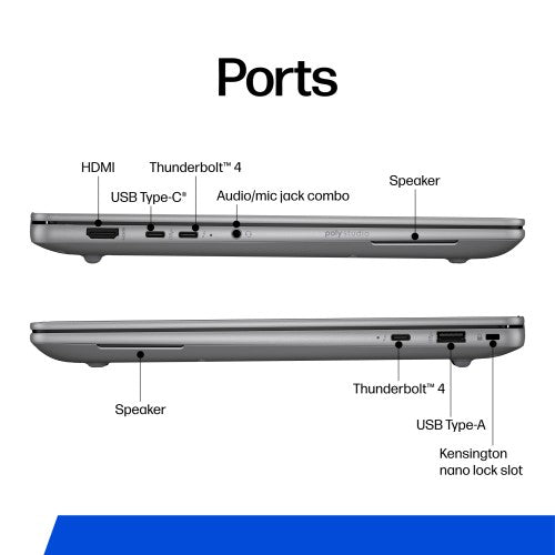 HP ZBook Ultra G1a Copilot+ PC AMD Ryzen AI Max PRO 390 Mobile workstation 35.6 cm (14") Touchscreen 2.8K 32 GB LPDDR5x-SDRAM 1 TB SSD Wi-Fi 7 (802.11be) Windows 11 Pro AI Workstation, AI PC Silver