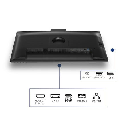 Philips 3000 series 27B2U3601H/00 computer monitor 68.6 cm (27") 2560 x 1440 pixels Quad HD LCD Black