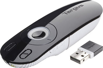 Targus Laser Presentation Remote wireless presenter Black, Grey