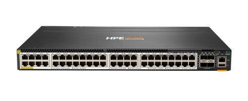 HPE Aruba Networking Networking CX6300M 48-port Smart Rate 1/2.5/5GbE Class 6 PoE and 4-port SFP56 Switch