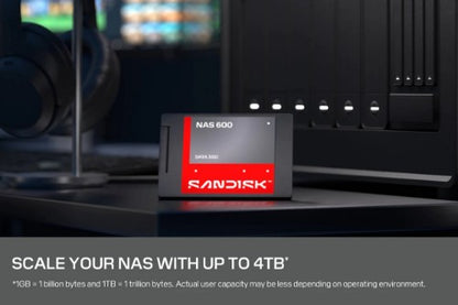 SanDisk NAS 600 500 GB 2.5" Serial ATA III TLC 3D NAND