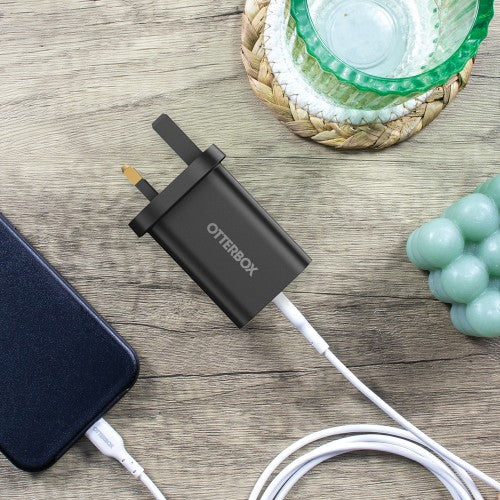 OtterBox Standard UK Wall Charger 30W - 1X USB-C 30W USB-PD Black