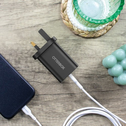 OtterBox Standard UK Wall Charger 30W - 1X USB-C 30W USB-PD Black