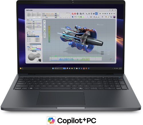 DELL Pro Precision 5 16 PW516261 Copilot+ PC Intel Core Ultra 9 386H Laptop 40.6 cm (16") Full HD+ 64 GB LPDDR5x-SDRAM 1 TB SSD NVIDIA RTX PRO 2000 Blackwell Wi-Fi 7 (802.11be) Windows 11 Pro Black UK English