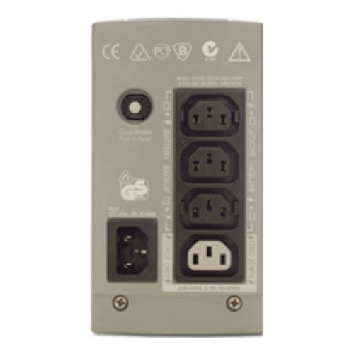APC Back-UPS CS 325VA, 230V, without auto shutdown software, 4 IEC outlets (1 surge)