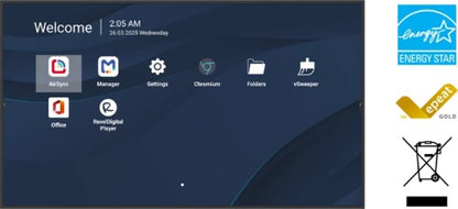 Viewsonic 55" 4K Professional Commercial Display with ProAV Integration