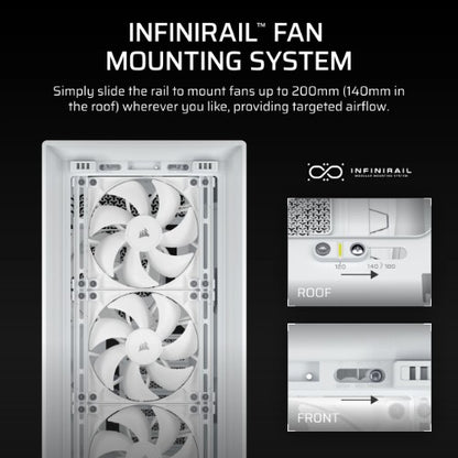 Corsair FRAME 5000D RS Midi Tower White