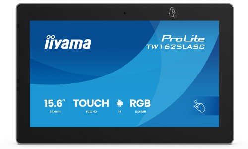 iiyama TW1625LASC-B3PNR meeting room display 39.6 cm (15.6") 1920 x 1080 pixels LED Wi-Fi 6 (802.11ax), Wi-Fi 5 (802.11ac), Wi-Fi 4 (802.11n), 802.11g, 802.11a, 802.11b Black Bluetooth