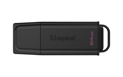 Kingston Technology DataTraveler 64GB Portable USB 3.2 Gen 1 Exodia Black