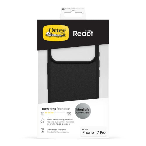 OtterBox React MagSafe Series for Apple iPhone 17 Pro, black