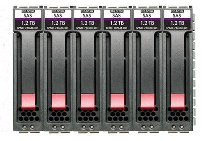 HPE MSA 10.8TB SAS 12G Enterprise 10K SFF (2.5in) M2 3yr Wty 6-pack HDD Bundle