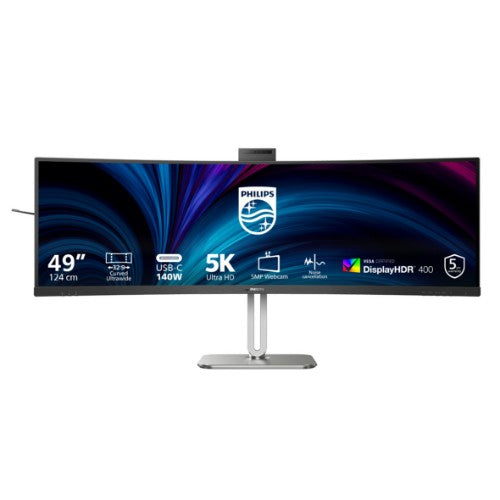 Philips 49B2U6900CH/00 computer monitor 124 cm (48.8") 5120 x 1440 pixels Dual QHD LCD Black