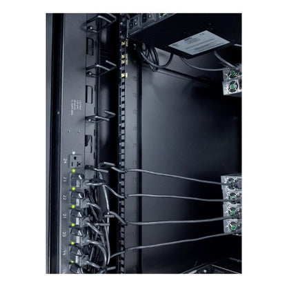 APC NetShelter Cable Management, Vertical Cable Manager, Cable Rings, Set of 8, Black, 55 mm x 766 mm x 85 mm